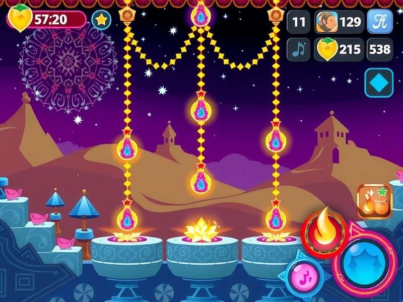 Glittering Leap gameplay screenshot